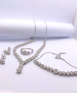 Alternative view of Σετ Κολιέ – Σκουλαρίκια – Δαχτυλίδι – Βραχιόλι