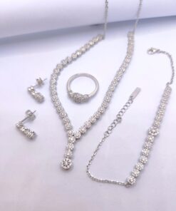 Σετ Κολιέ – Σκουλαρίκια – Δαχτυλίδι – Βραχιόλι