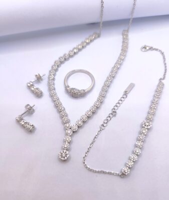 Σετ Κολιέ – Σκουλαρίκια – Δαχτυλίδι – Βραχιόλι